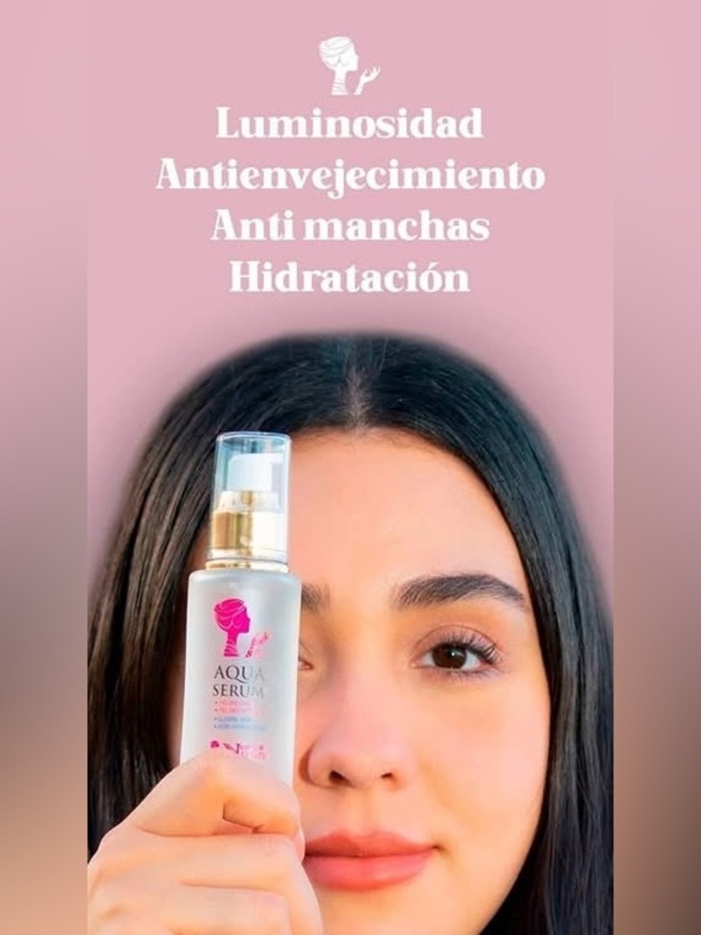 Nunn Care Aqua Serum 100% Original Hydrating Facial Serum – 50ml (White & Gold) - Picture 5 of 6